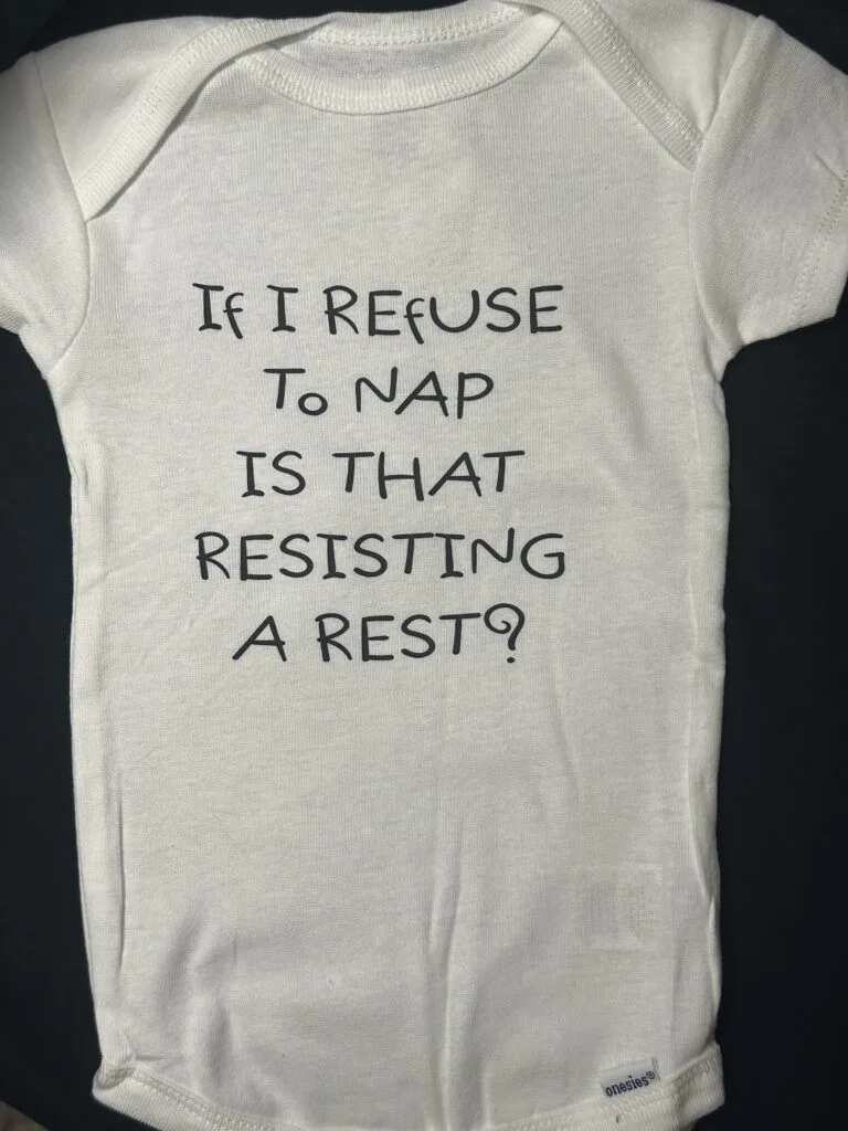 HomePage 13 Onesie with Saying on Front
