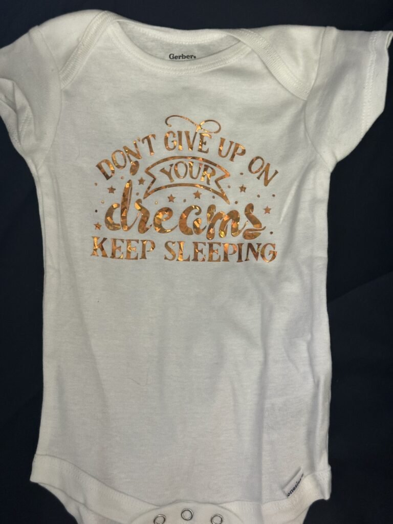 HomePage 8 Baby Onesie with Saying on front